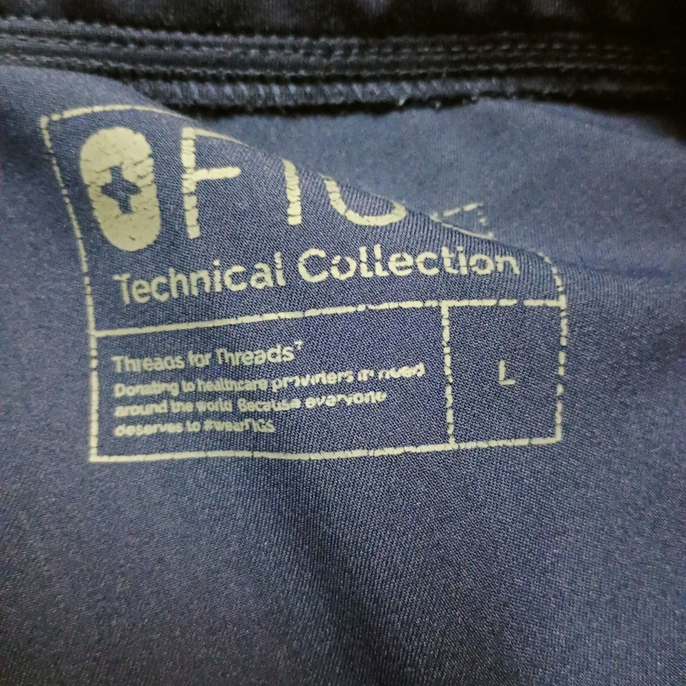 Figs Zamora Navy Blue Jogger Technical Scrub Pants L - Picture 4 of 7